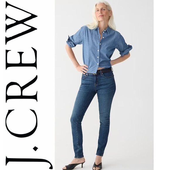 J. Crew Jeans toothpick Stretch Mid rise size 29 - Picture 1 of 12